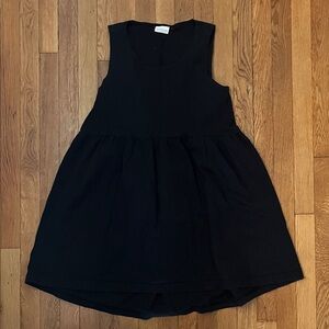 Bryn Walker Pacific Cotton Black Cotton Dress Cover up Tunic